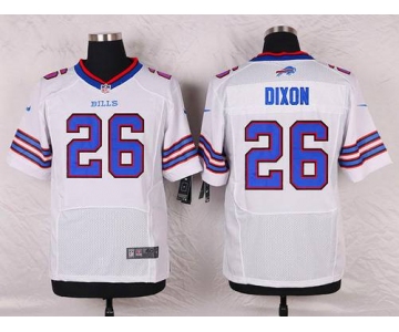 Men's Buffalo Bills #26 Boobie Dixon White Road NFL Nike Elite Jersey