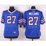 Men's Buffalo Bills #27 Duke Williams Royal Blue Team Color NFL Nike Elite Jersey