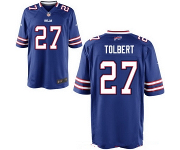 Men's Buffalo Bills #27 Mike Tolbert Royal Blue Team Color Stitched NFL Nike Elite Jersey