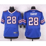 Men's Buffalo Bills #28 Ronald Darby Royal Blue Team Color NFL Nike Elite Jersey