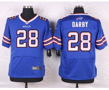 Men's Buffalo Bills #28 Ronald Darby Royal Blue Team Color NFL Nike Elite Jersey