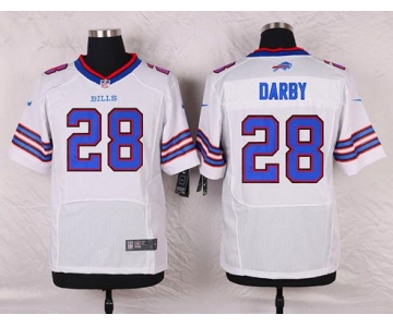 Men's Buffalo Bills #28 Ronald Darby White Road NFL Nike Elite Jersey