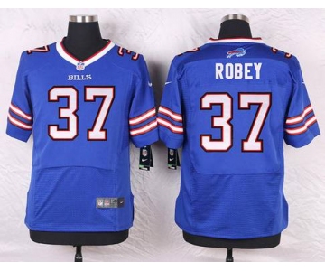 Men's Buffalo Bills #37 Nickell Robey Royal Blue Team Color NFL Nike Elite Jersey