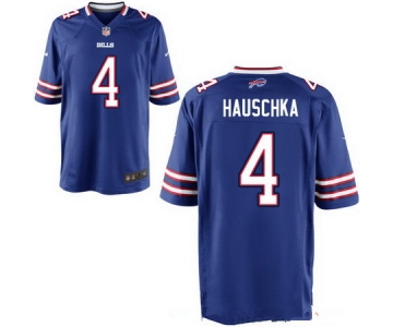 Men's Buffalo Bills #4 Stephen Hauschka Royal Blue Team Color Stitched NFL Nike Elite Jersey