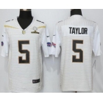 Men's Buffalo Bills #5 Tyrod Taylor White 2016 Pro Bowl Stitched NFL Nike Elite Jersey