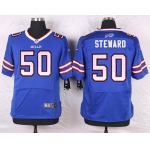 Men's Buffalo Bills #50 Tony Steward Royal Blue Team Color NFL Nike Elite Jersey