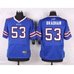 Men's Buffalo Bills #53 Nigel Bradham Royal Blue Team Color NFL Nike Elite Jersey