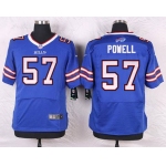 Men's Buffalo Bills #57 Ty Powell Royal Blue Team Color NFL Nike Elite Jersey