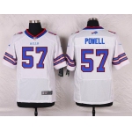 Men's Buffalo Bills #57 Ty Powell White Road NFL Nike Elite Jersey