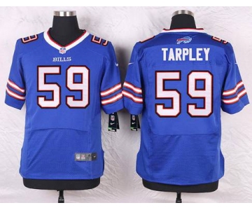 Men's Buffalo Bills #59 A. J. Tarpley Royal Blue Team Color NFL Nike Elite Jersey