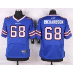 Men's Buffalo Bills #68 Cyril Richardson Royal Blue Team Color NFL Nike Elite Jersey