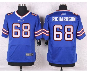 Men's Buffalo Bills #68 Cyril Richardson Royal Blue Team Color NFL Nike Elite Jersey