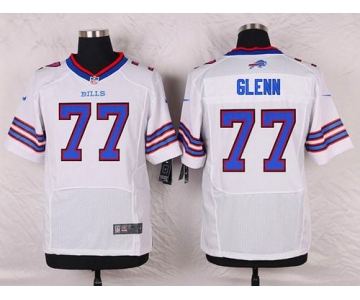 Men's Buffalo Bills #77 Cordy Glenn White Road NFL Nike Elite Jersey