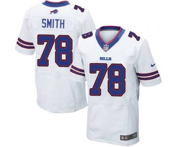 Men's Buffalo Bills #78 Bruce Smith 2013 Nike White Elite Jersey