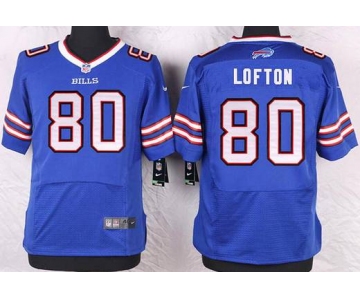 Men's Buffalo Bills #80 James Lofton Royal Blue Retired Player NFL Nike Elite Jersey