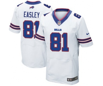 Men's Buffalo Bills #81 Marcus Easley 2013 Nike White Elite Jersey