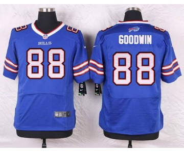 Men's Buffalo Bills #88 Marquise Goodwin Royal Blue Team Color NFL Nike Elite Jersey