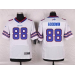 Men's Buffalo Bills #88 Marquise Goodwin White Road NFL Nike Elite Jersey