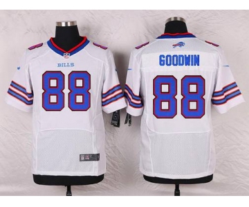 Men's Buffalo Bills #88 Marquise Goodwin White Road NFL Nike Elite Jersey