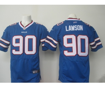 Men's Buffalo Bills #90 Shaq Lawson Royal Blue Team Color NFL Nike Elite Jersey