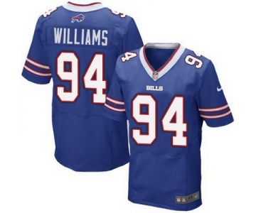 Men's Buffalo Bills #94 Mario Williams 2013 Nike Light Blue Elite Jersey