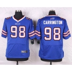 Men's Buffalo Bills #98 Alex Carrington Royal Blue Team Color NFL Nike Elite Jersey