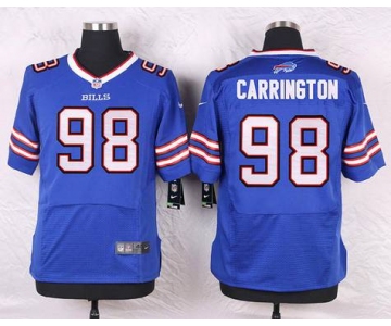 Men's Buffalo Bills #98 Alex Carrington Royal Blue Team Color NFL Nike Elite Jersey