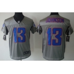 Nike Buffalo Bills #13 Steve Johnson Gray Shadow Elite Jersey