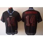 Nike Buffalo Bills #14 Ryan Fitzpatrick Lights Out Black Elite Jersey