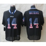 Nike Buffalo Bills #14 Sammy Watkins 2014 USA Flag Fashion Black Elite Jersey