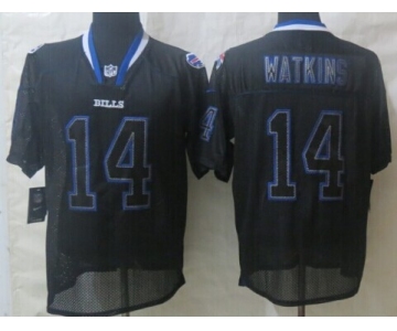 Nike Buffalo Bills #14 Sammy Watkins Lights Out Black Elite Jersey