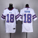 Nike Buffalo Bills #18 Percy Harvin 2013 White Elite Jersey