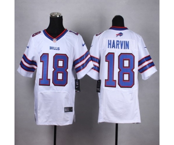 Nike Buffalo Bills #18 Percy Harvin 2013 White Elite Jersey