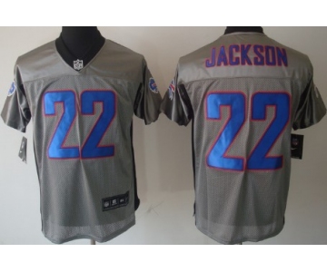 Nike Buffalo Bills #22 Fred Jackson Gray Shadow Elite Jersey