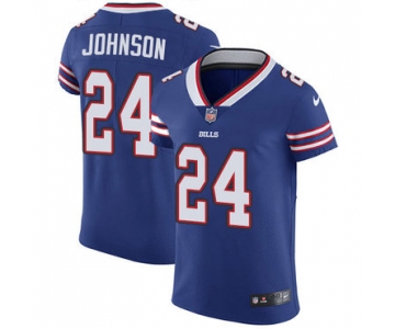 Nike Buffalo Bills #24 Taron Johnson Royal Blue Team Color Men's Stitched NFL Vapor Untouchable Elite Jersey