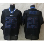 Nike Buffalo Bills #25 LeSean McCoy Lights Out Black Ornamented Elite Jersey