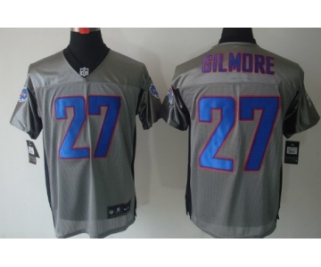 Nike Buffalo Bills #27 Stephon Gilmore Gray Shadow Elite Jersey