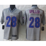 Nike Buffalo Bills #28 C.J. Spiller 2013 Gray Vapor Elite Jersey