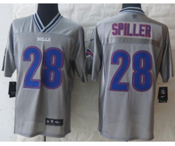 Nike Buffalo Bills #28 C.J. Spiller 2013 Gray Vapor Elite Jersey