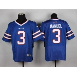 Nike Buffalo Bills #3 EJ Manuel 2013 Light Blue Elite Jersey