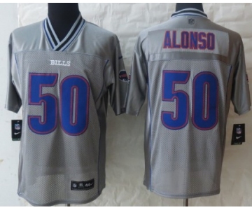 Nike Buffalo Bills #50 Kiko Alonso 2013 Gray Vapor Elite Jersey