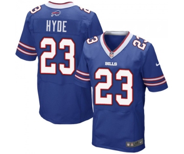 Nike NFL Buffalo Bills #23 Micah Hyde Elite Royal Blue Home Men's Jersey