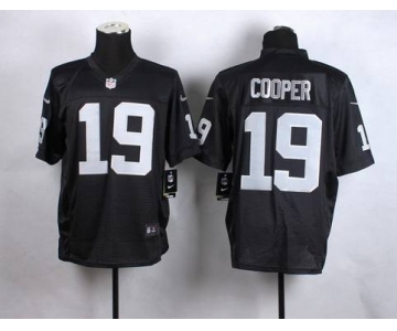 Men's Oakland Raiders #19 Amari Cooper Nike Black Elite Jersey