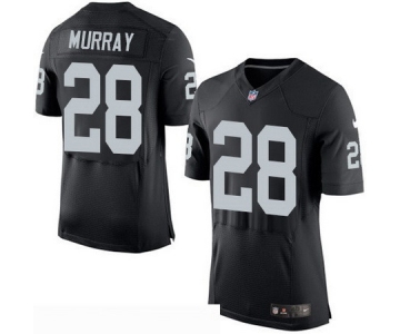 Men's Oakland Raiders #28 Latavius Murray NEW Black Team Color Stitched NFL Nike Elite Jersey