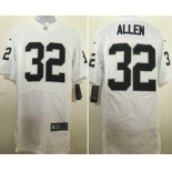 Men's Oakland Raiders #32 Marcus Allen NEW White Stitched NFL Retired Player Nike Elite Jersey