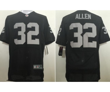 Men's Oakland Raiders #32 Marcus Allen New Black Stitched NFL Retired Player Nike Elite Jersey