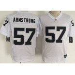 Men's Oakland Raiders #57 Ray-Ray Armstrong Nike White Elite Jersey