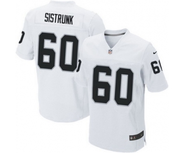 Men's Oakland Raiders #60 Otis Sistrunk White Retired Player NFL Nike Elite Jersey