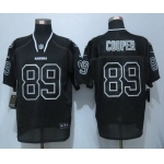 Men's Oakland Raiders #89 Amari Cooper Lights Out Black NFL Nike Elite Jersey