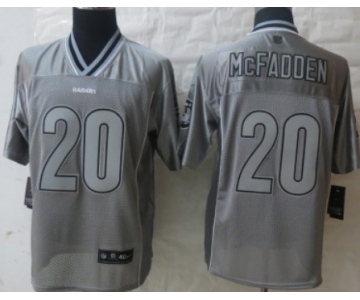 Nike Oakland Raiders #20 Darren McFadden 2013 Gray Vapor Elite Jersey